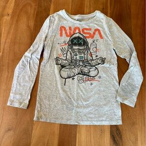 NASA Long Sleeve Astronaut Shirt Size 8